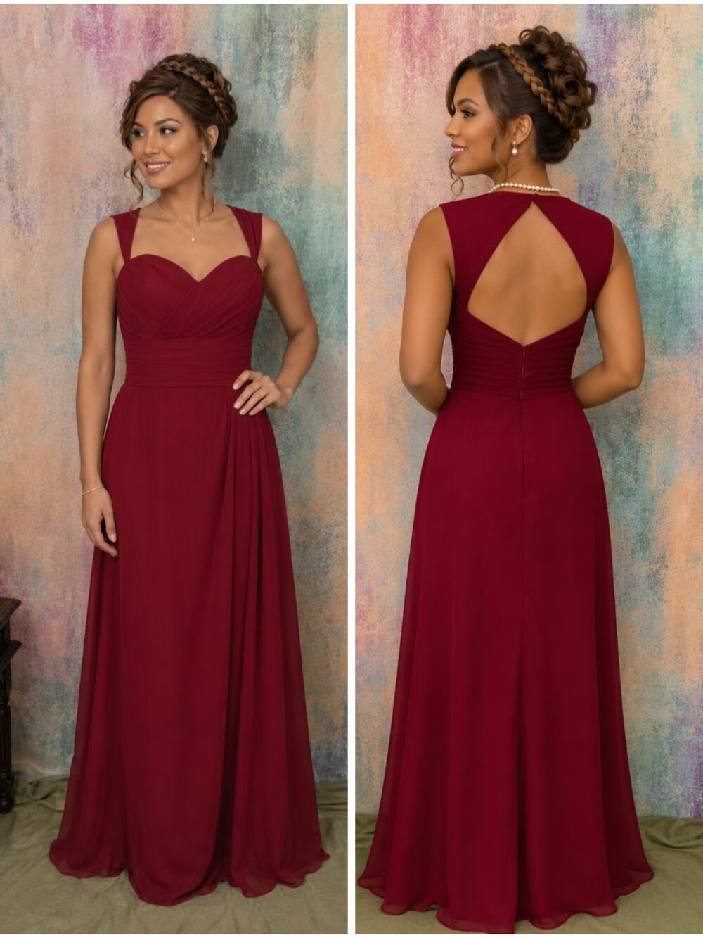 📌Da Vinci Embrace Elegance & Simplicity Bridesmaid - Formal- Prom Chiffon Dress